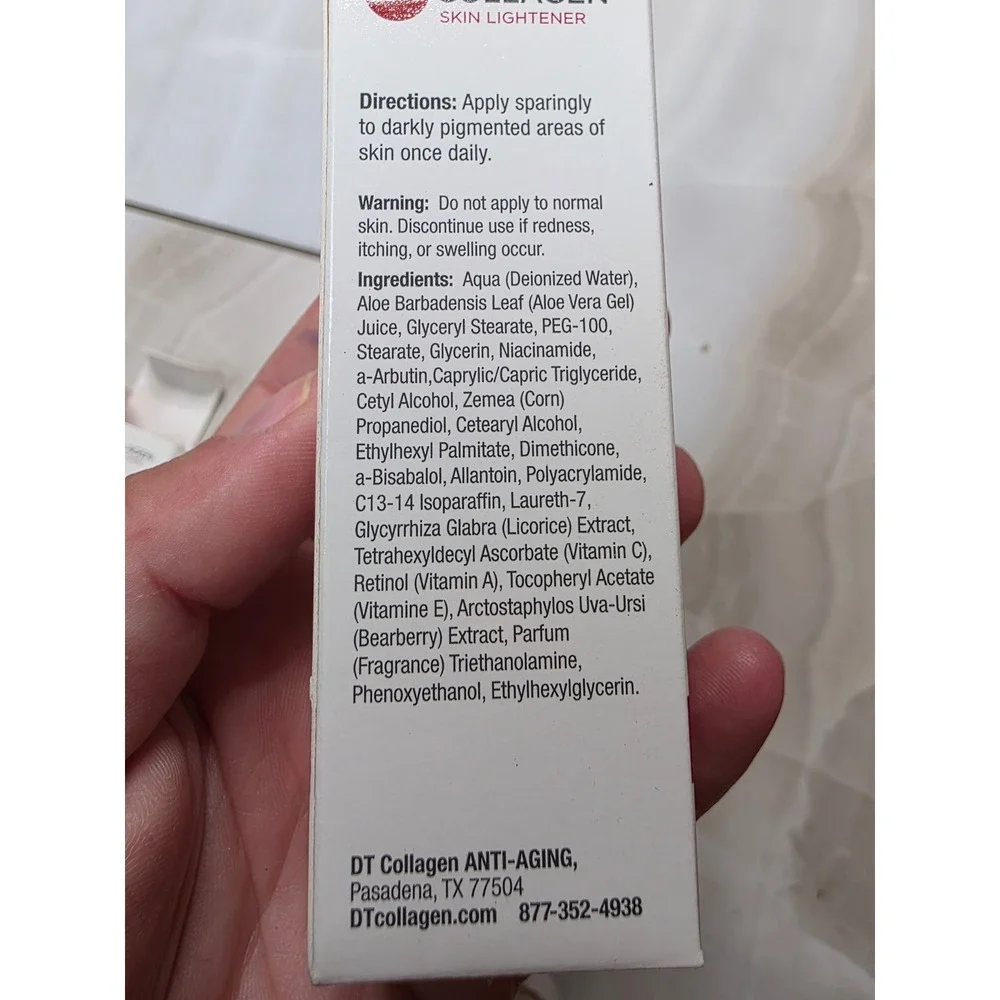 DT Collagen Skin Lightener Cream 1 OZ‎ L1